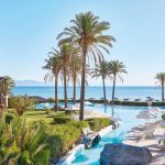 Amazing pools at the beachfront overlooking the sea